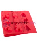 Силиконов молд форма за коледни сладки 15бр